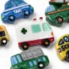 Colorful toy car magnetic stickers children's educational magnetic car sticker set Application Scenario
